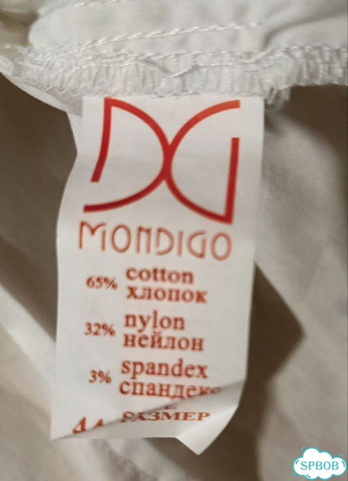 Винтажная mondigo блузка с рюшами фото 6