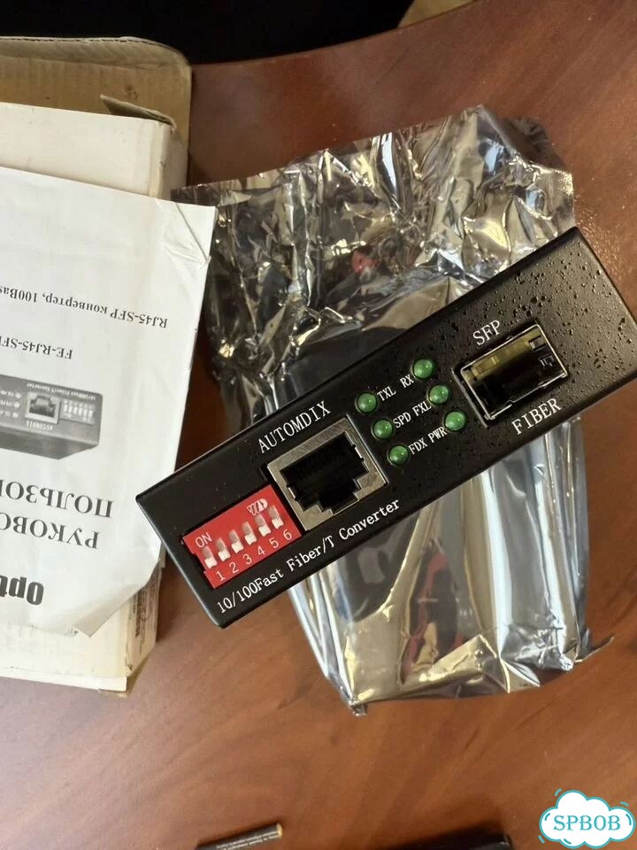 Opticin rj45-sfp конвертер 100 base-tx-sfp slot фото 1