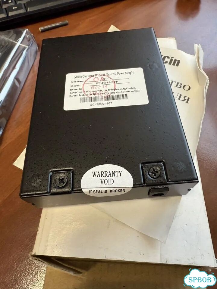 Opticin rj45-sfp конвертер 100 base-tx-sfp slot фото 3