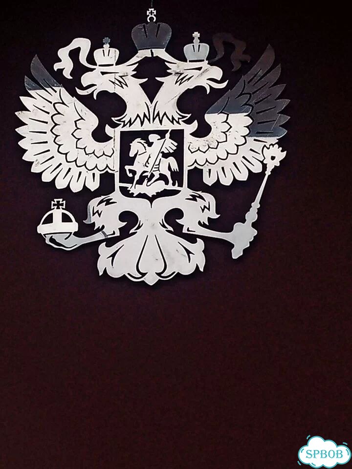 Герб двуглавый орёл на фасад дома фото 2