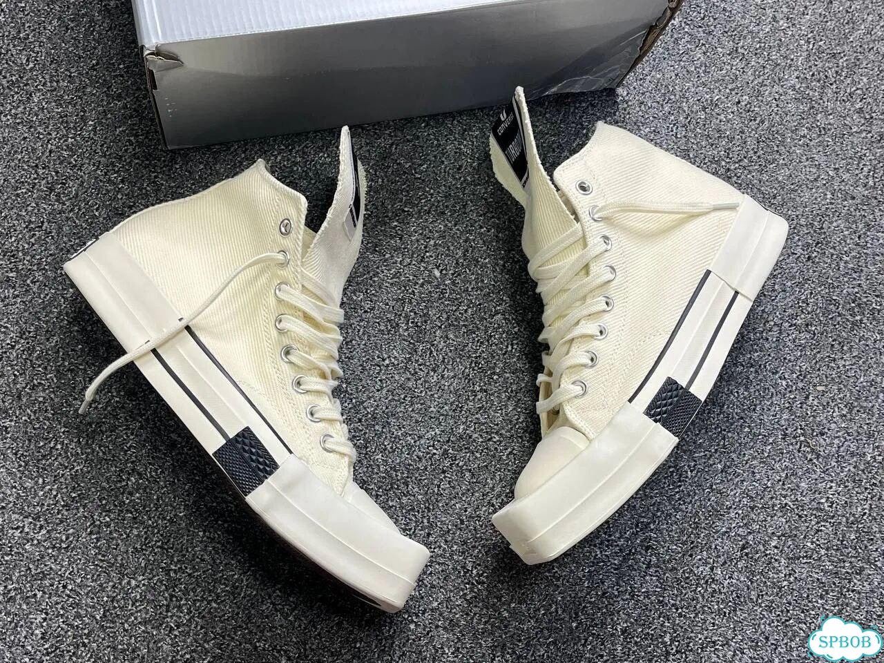 Converse Rick Owens Turbodrk белые фото 10