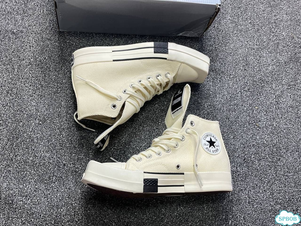 Converse Rick Owens Turbodrk белые фото 3