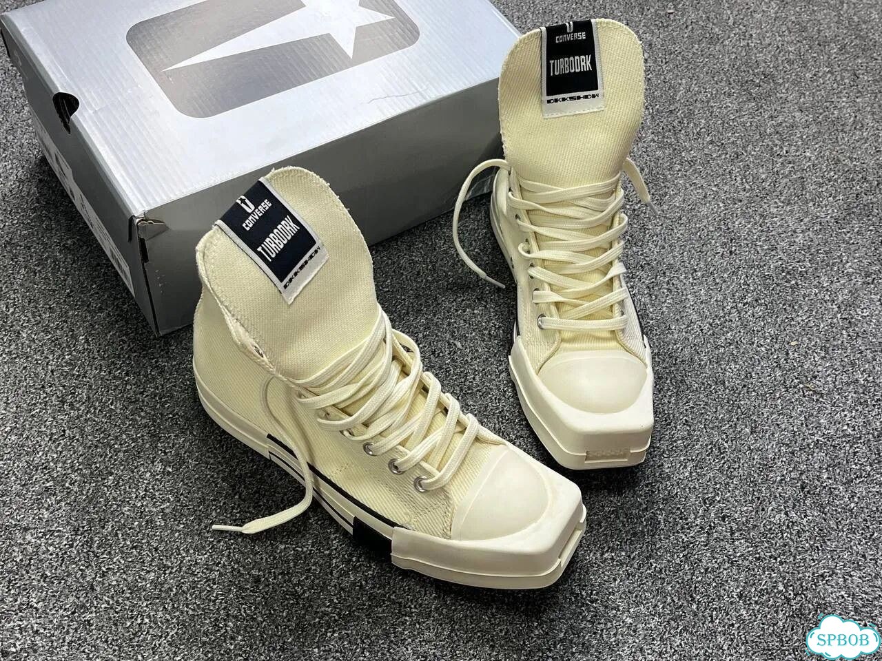 Converse Rick Owens Turbodrk белые фото 4