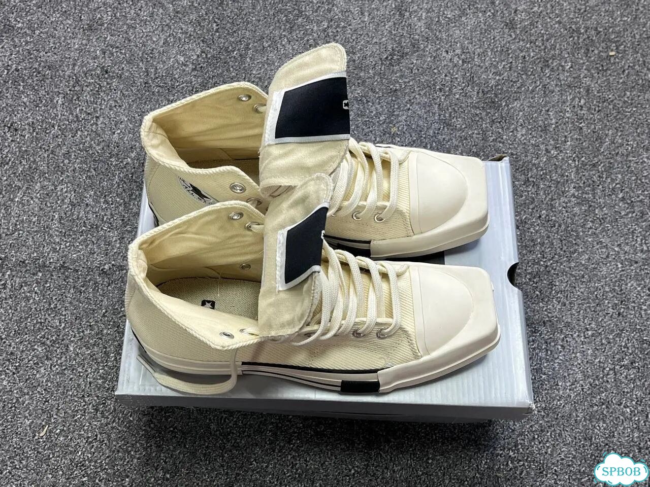 Converse Rick Owens Turbodrk белые фото 6