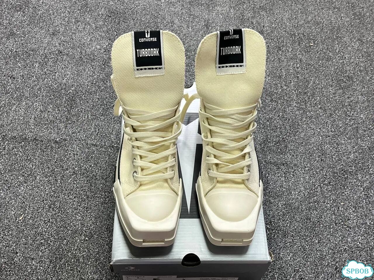 Converse Rick Owens Turbodrk белые фото 7