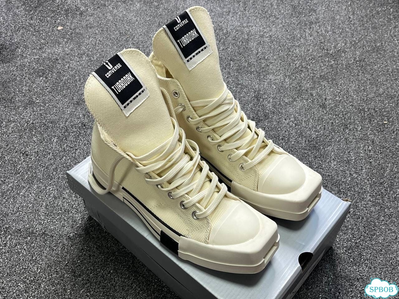 Converse Rick Owens Turbodrk белые фото 8