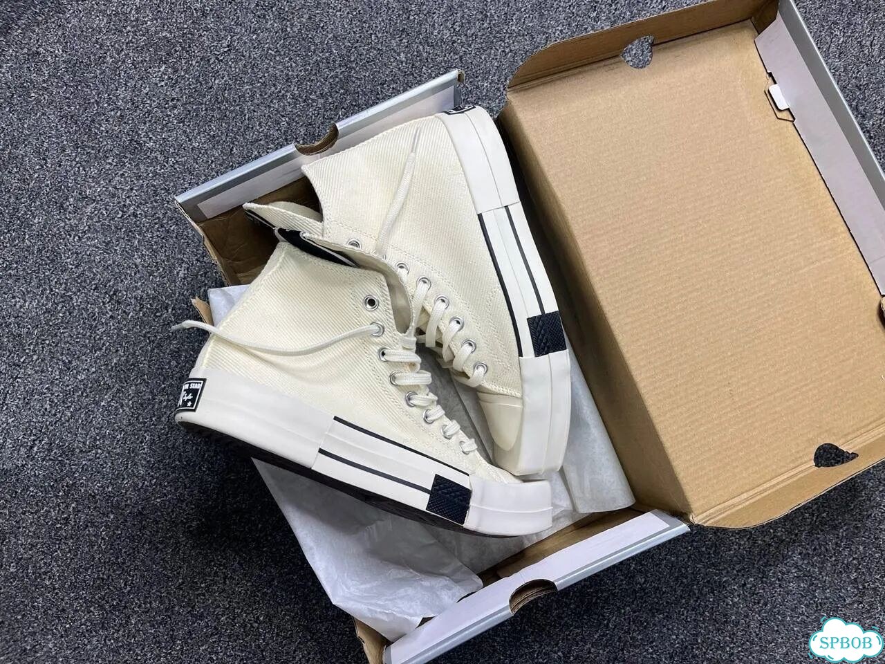 Converse Rick Owens Turbodrk белые фото 9