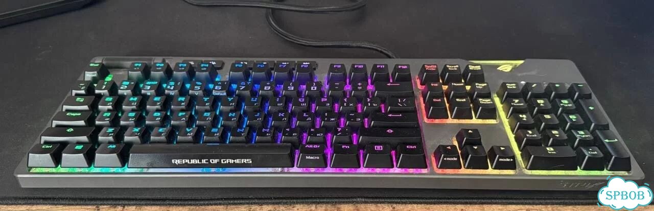 Механич. клавиатура asus ROG Strix Flare Silent фото 1