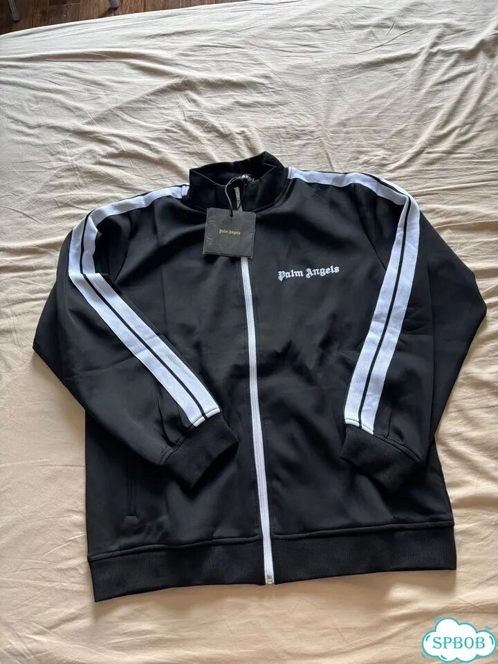 Олимпийка palm angels L 50 черная фото 1