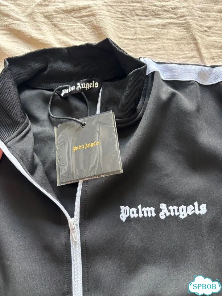 Олимпийка palm angels L 50 черная фото 5