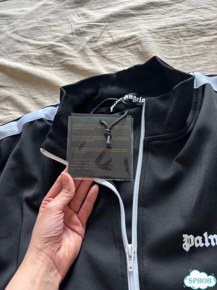 Олимпийка palm angels L 50 черная фото 6