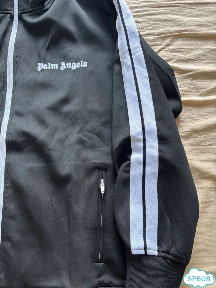 Олимпийка palm angels L 50 черная фото 7
