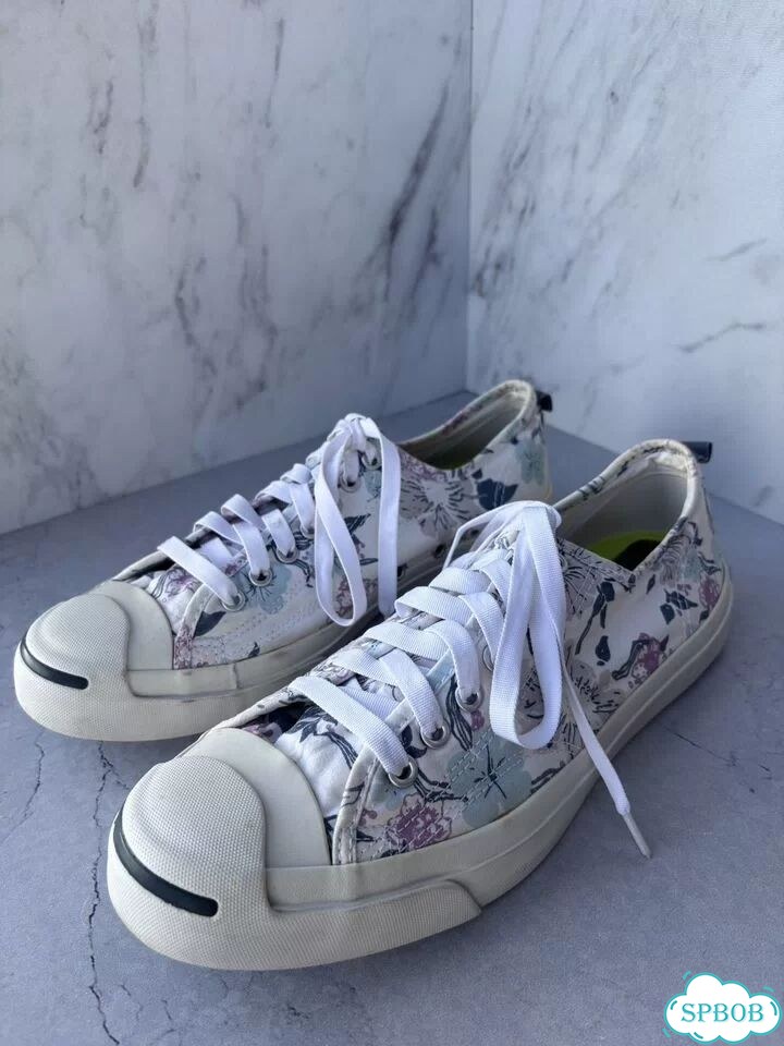 Кеды Converse Jack Purcell Flowers White фото 1