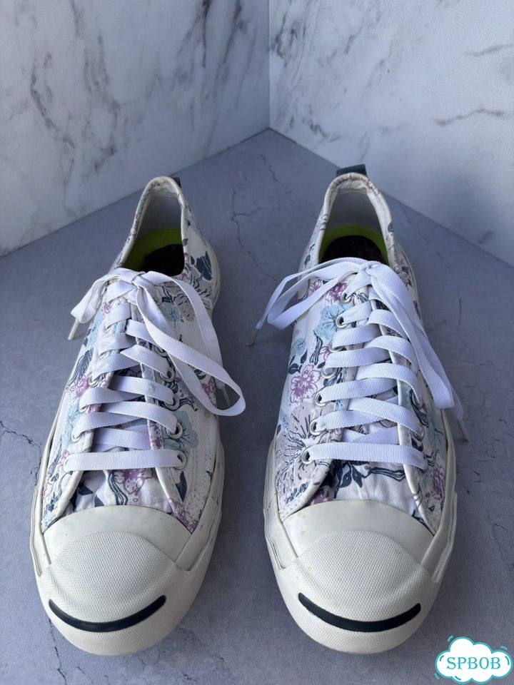 Кеды Converse Jack Purcell Flowers White фото 2
