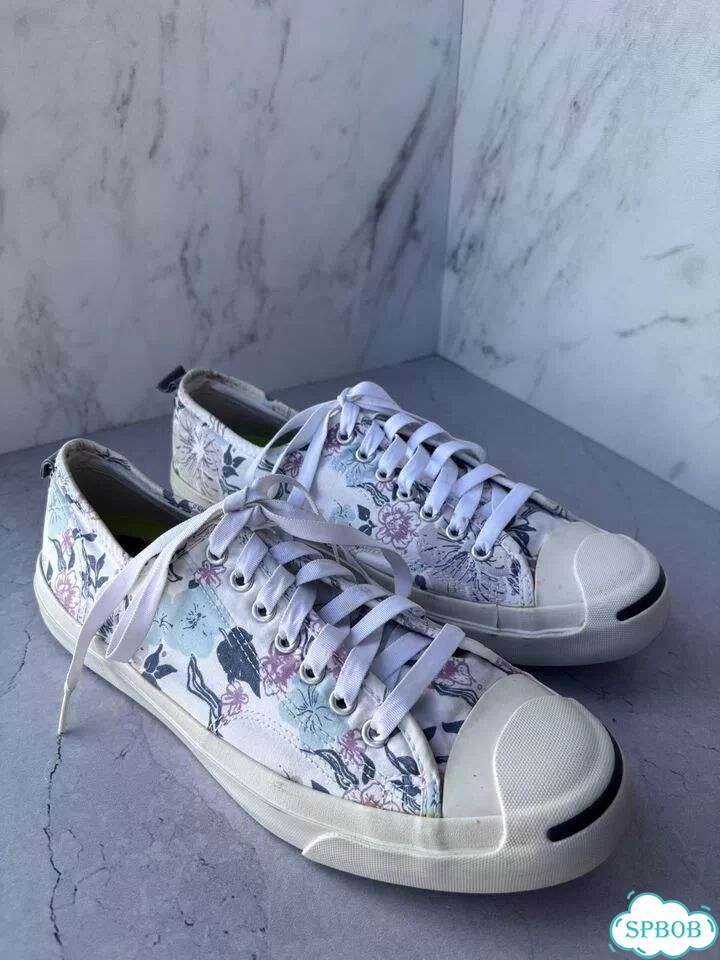 Кеды Converse Jack Purcell Flowers White фото 3