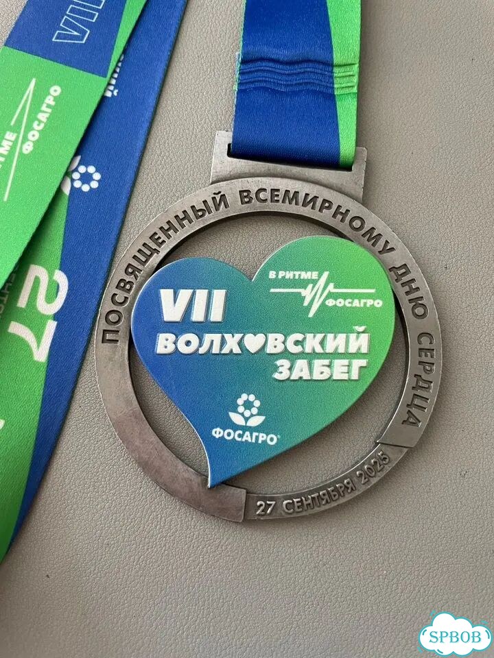 Медаль Волховский забег фото 2