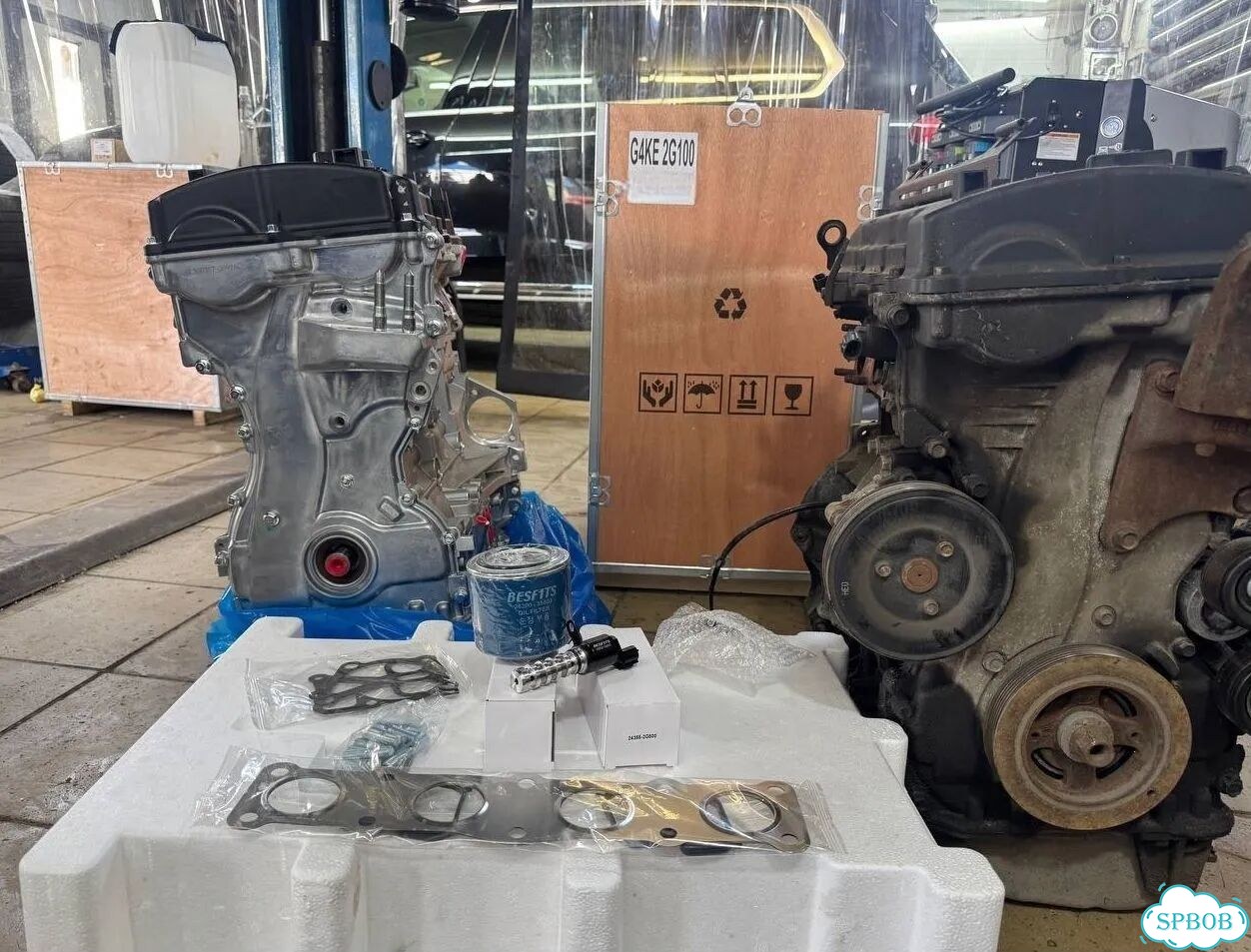 Двс G4KE 2.4 L Kia Sorento Kia Optima фото 5