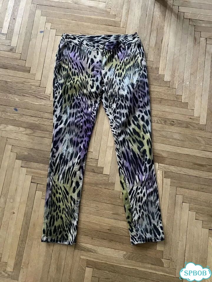 Джинсы скинни Cavalli type питон леопард фото 3