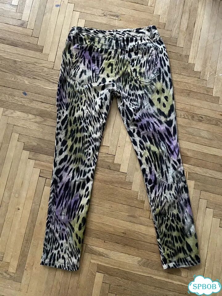 Джинсы скинни Cavalli type питон леопард фото 4
