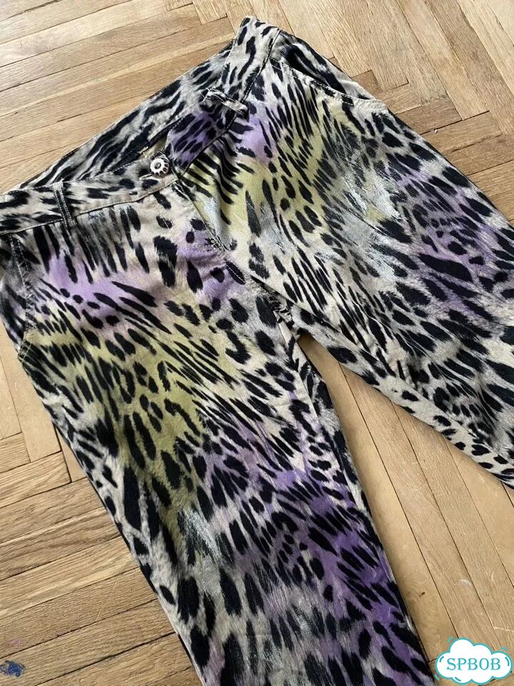 Джинсы скинни Cavalli type питон леопард фото 5