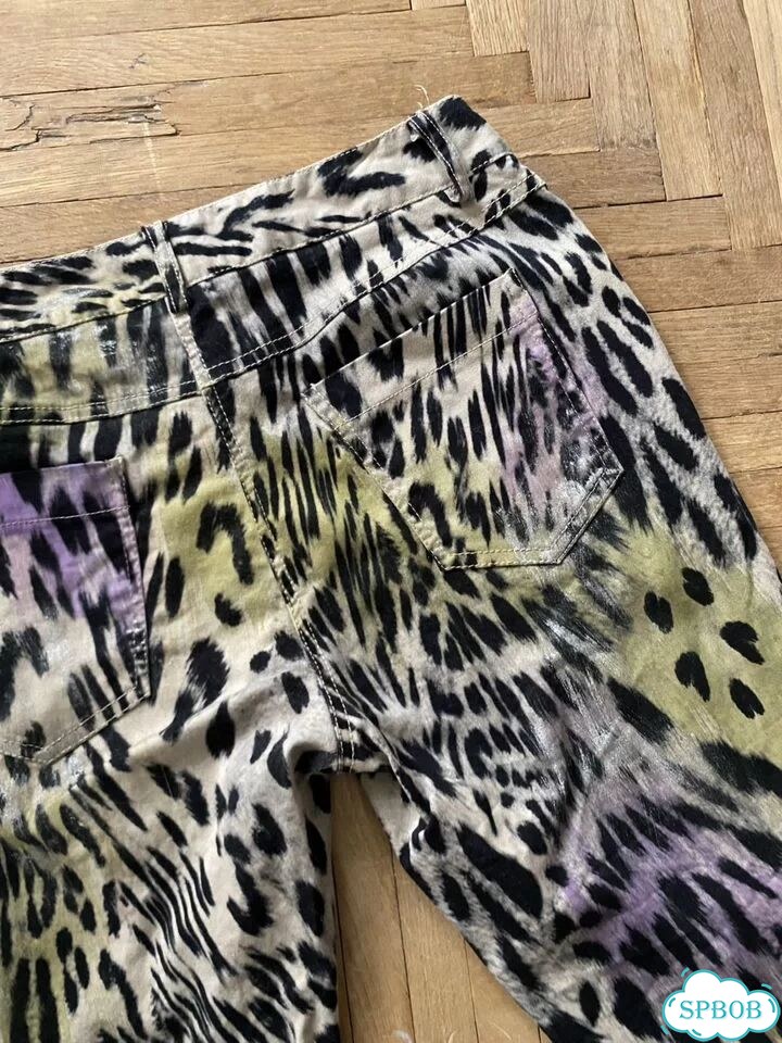 Джинсы скинни Cavalli type питон леопард фото 7