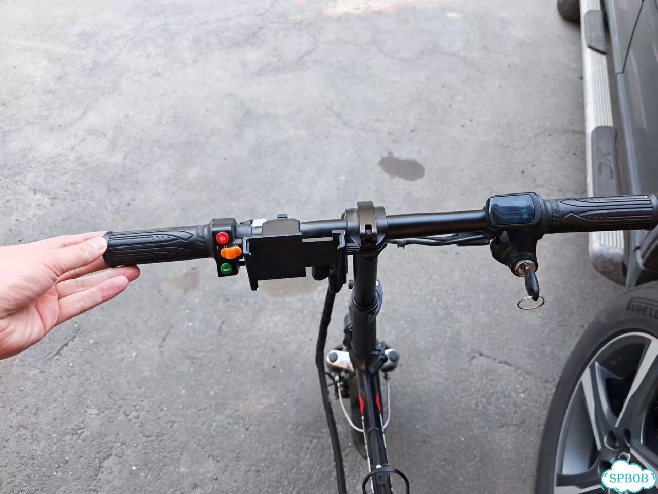 Складной электровелосипед iconeBIT E-bike ib-1910k фото 4