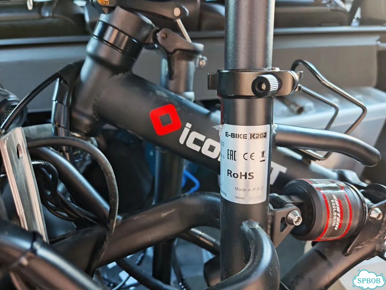 Складной электровелосипед iconeBIT E-bike ib-1910k фото 7
