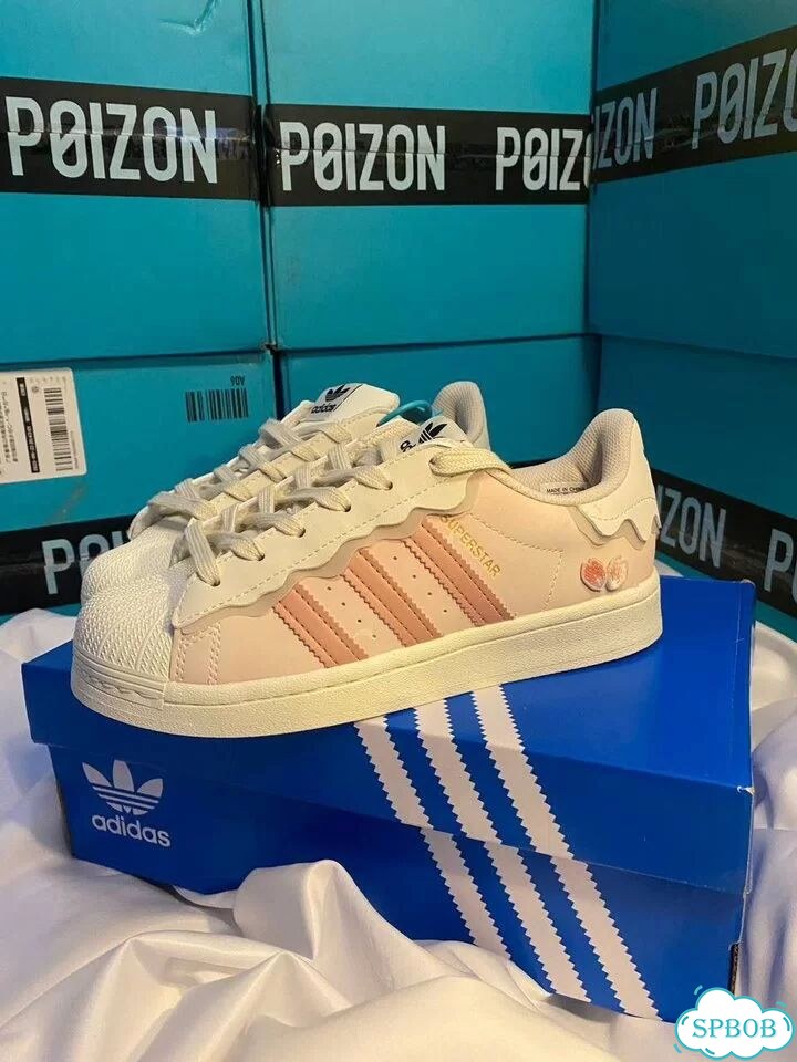 Кеды Adidas Superstar розовые фото 1