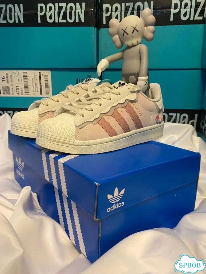 Кеды Adidas Superstar розовые фото 4