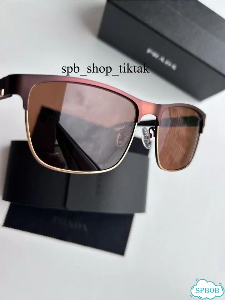 Солнцезащитные очки Prada brown с поляризацией фото 3