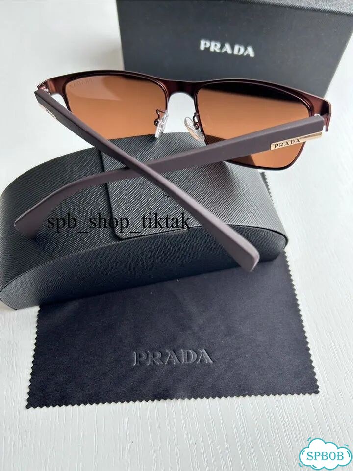 Солнцезащитные очки Prada brown с поляризацией фото 4