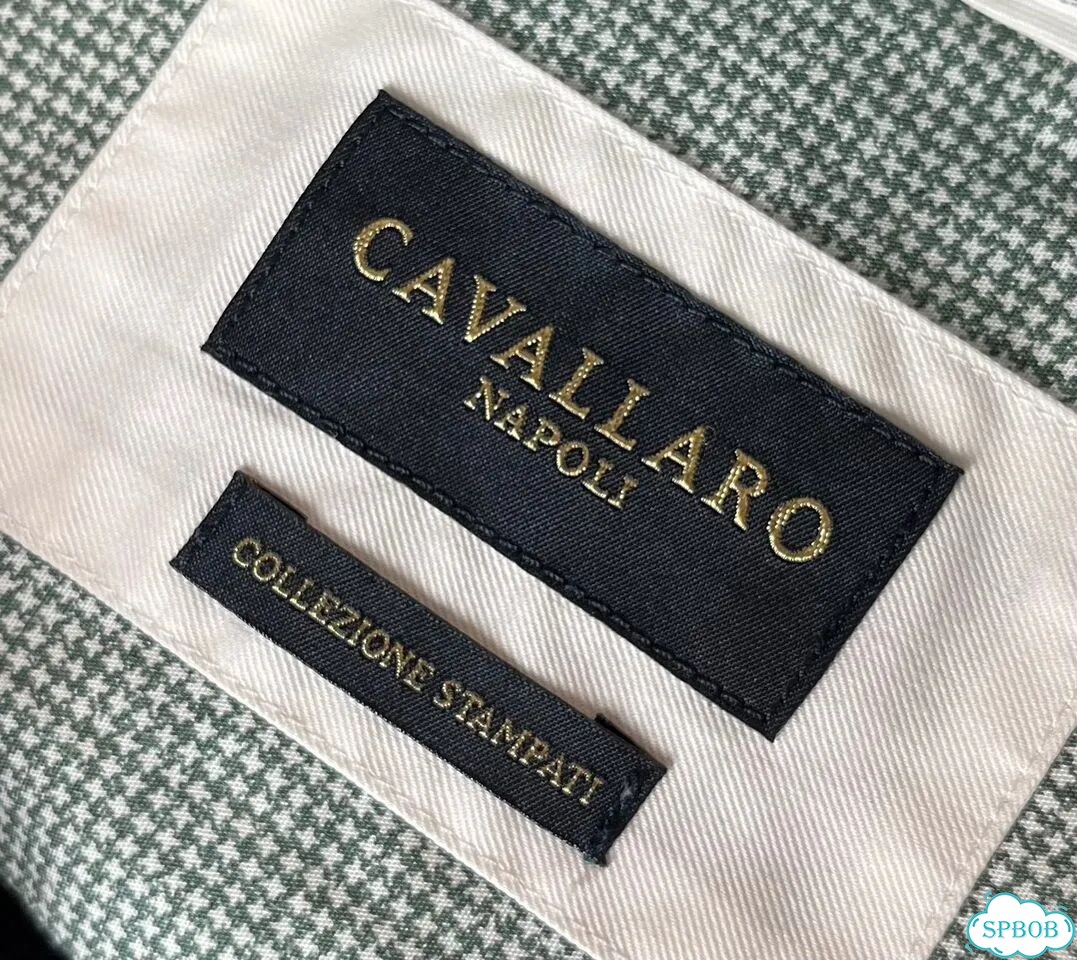 50/Гусиная лапка/Рубашка Cavallaro Napoli/Италия фото 5