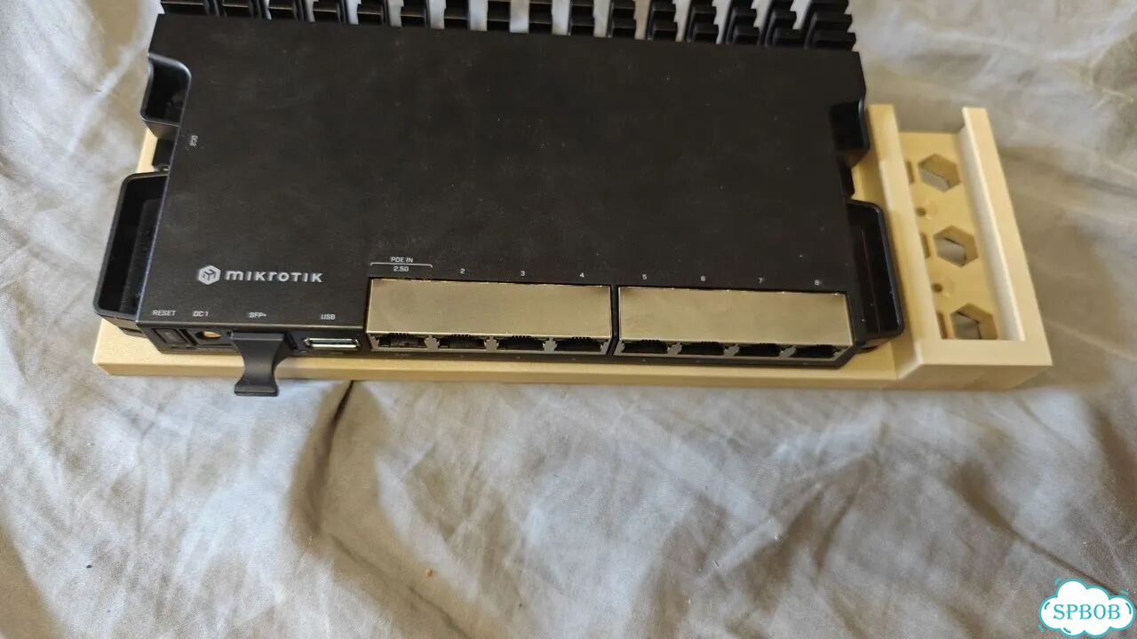 Крепление на стену для Mikrotik Rb5009 с SSD nvme фото 2