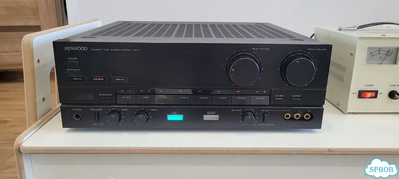 Усилитель kenwood DG-77 + стабилизатор PS9305 фото 2