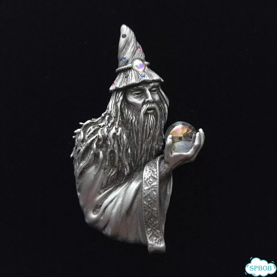 Брошь Jonette Jewelry, JJ, Мерлин, винтаж США фото 2