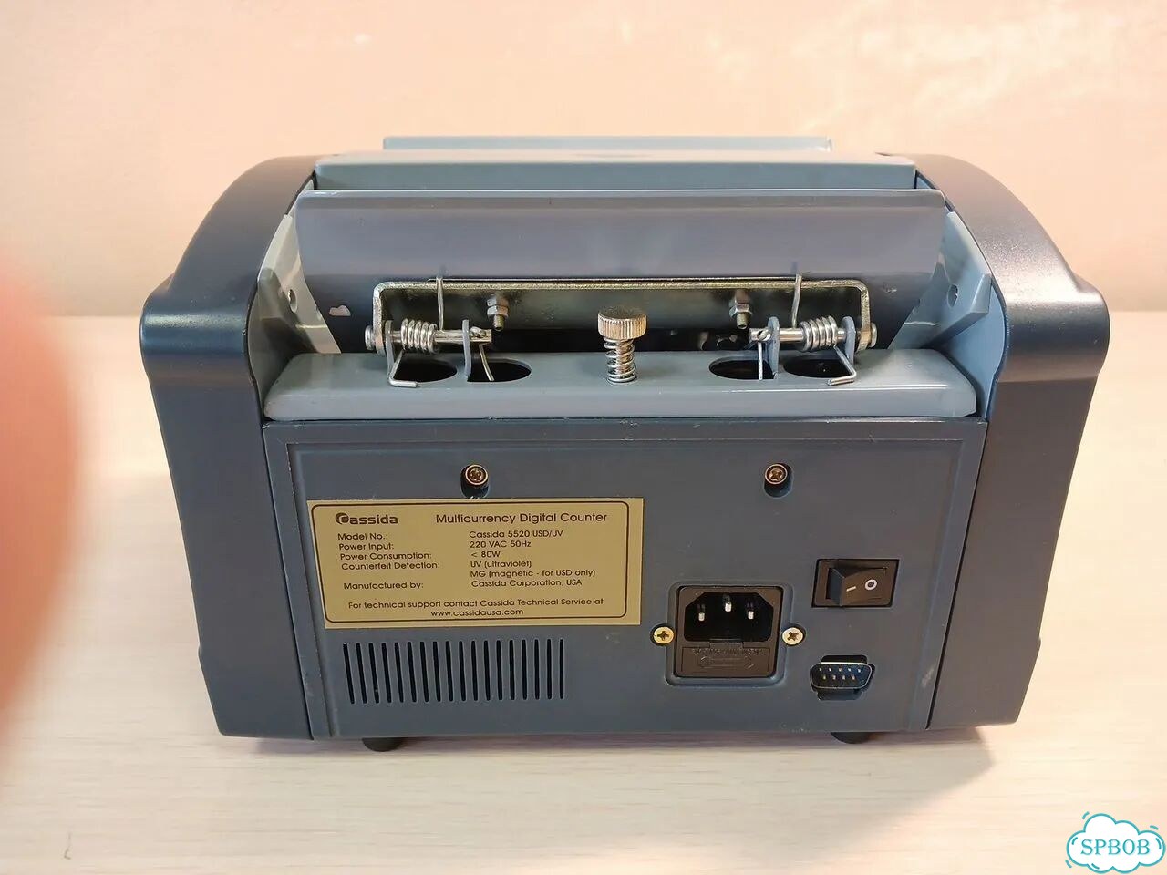 Счетчик банкнот денег Cassida 5520 UV/MG фото 2