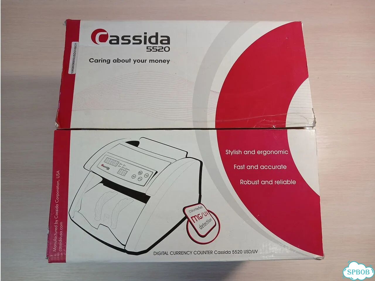 Счетчик банкнот денег Cassida 5520 UV/MG фото 5