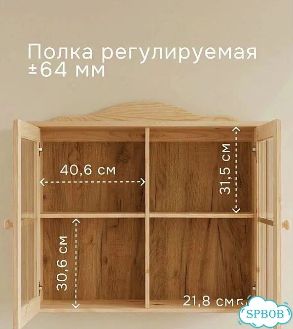Шкаф распашной двухстворчатый Лена фото 2