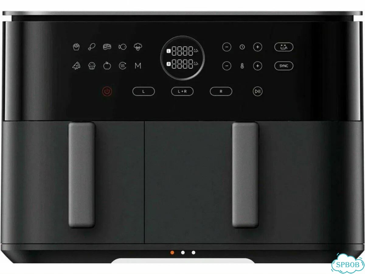 Аэрогриль Xiaomi Dual Zone Air Fryer 10L, черный BHR07sgeu фото 1
