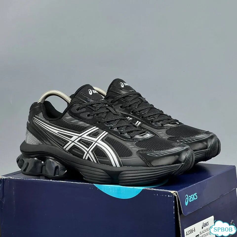 Asics Gel Kinetic Fluent Black Silver фото 1