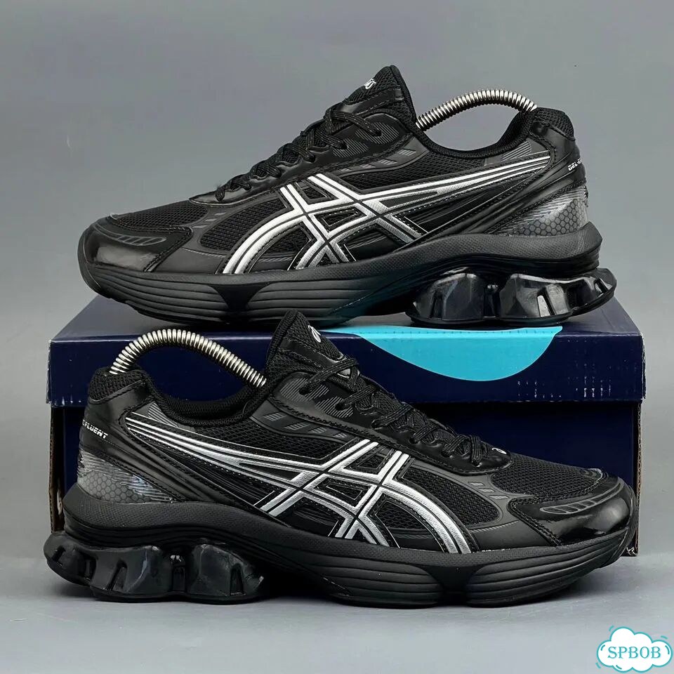 Asics Gel Kinetic Fluent Black Silver фото 3