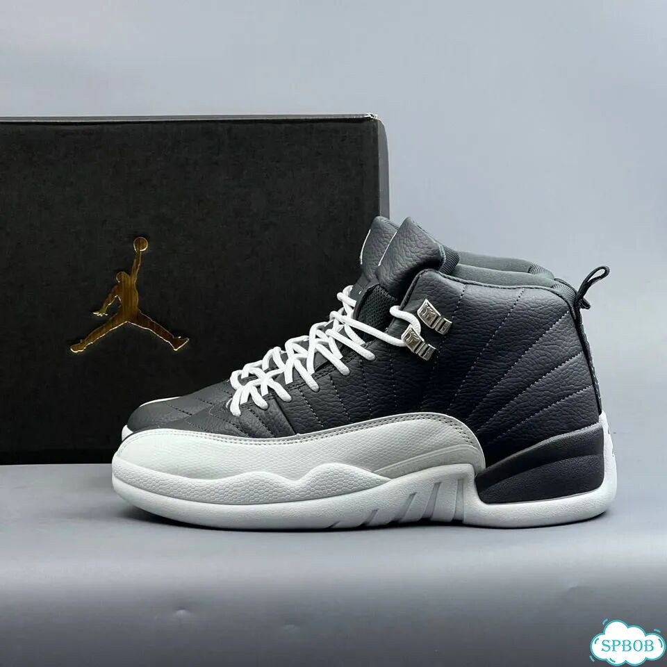 Nike Jordan 12 Grey White фото 4