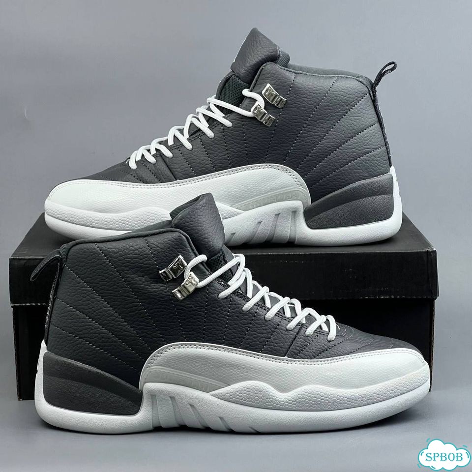 Nike Jordan 12 Grey White фото 8