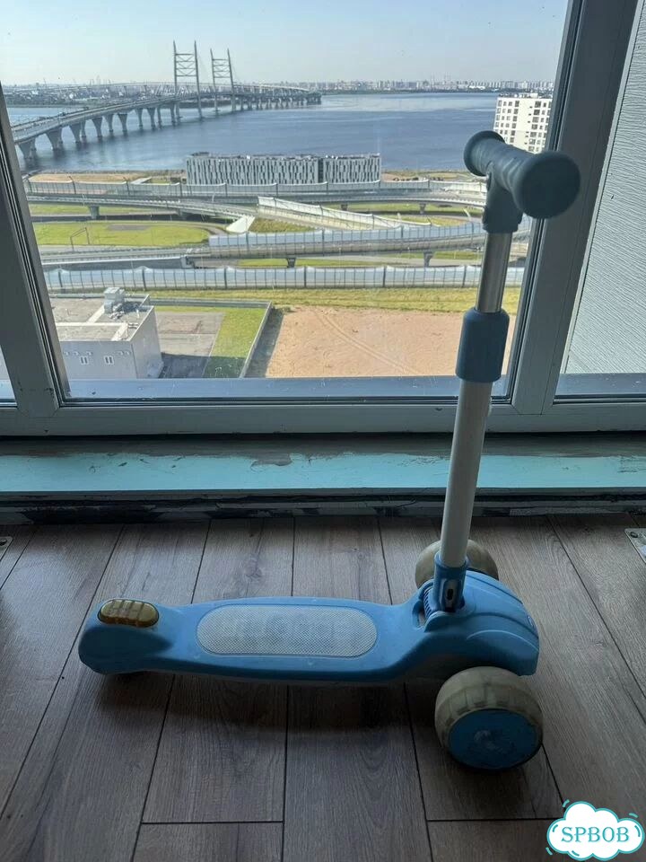 Самокат детский трехколесный бу scooter фото 1