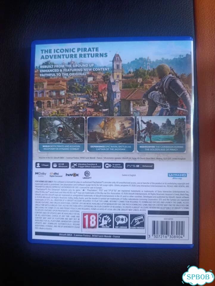 Assasins Creed Black Flag Resynced ps5 диск фото 2
