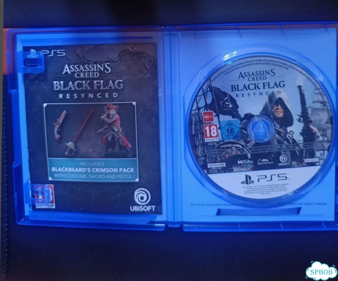 Assasins Creed Black Flag Resynced ps5 диск фото 3
