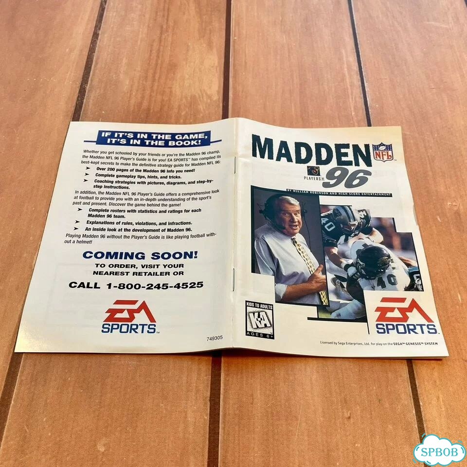 Madden 96 для Sega Genesis фото 7