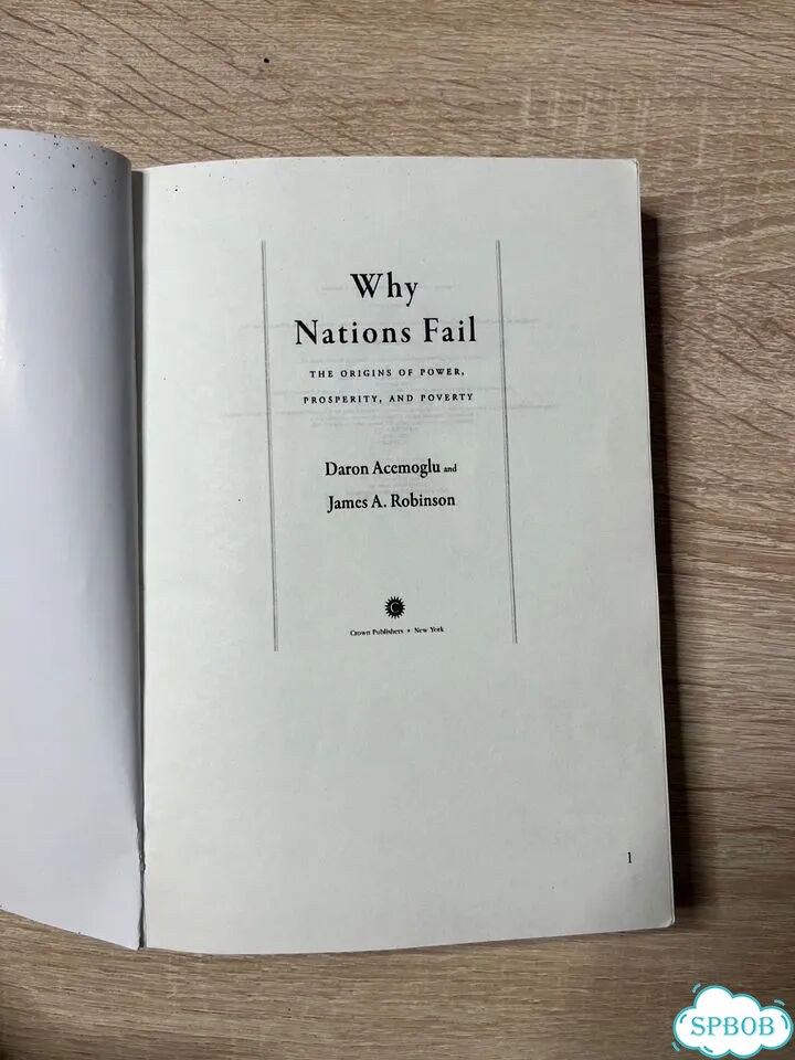 Книга “Why Nations Fail” — Acemoglu & Robinson фото 3