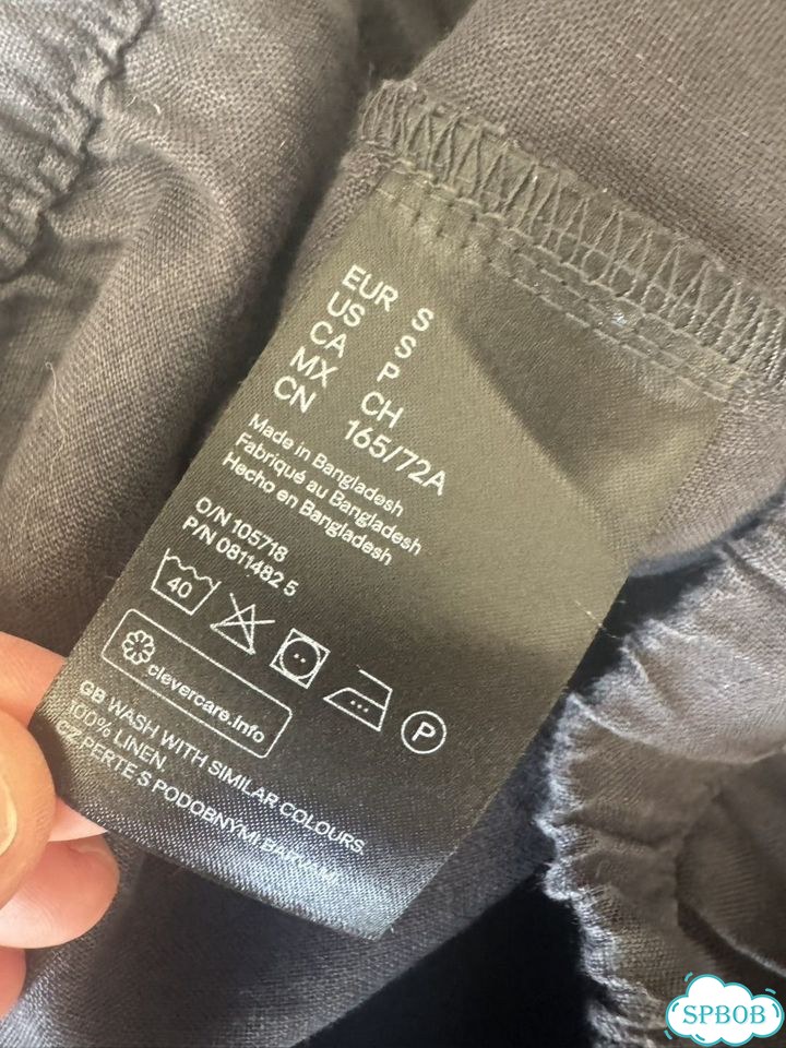 H&M брюки льняные фото 4