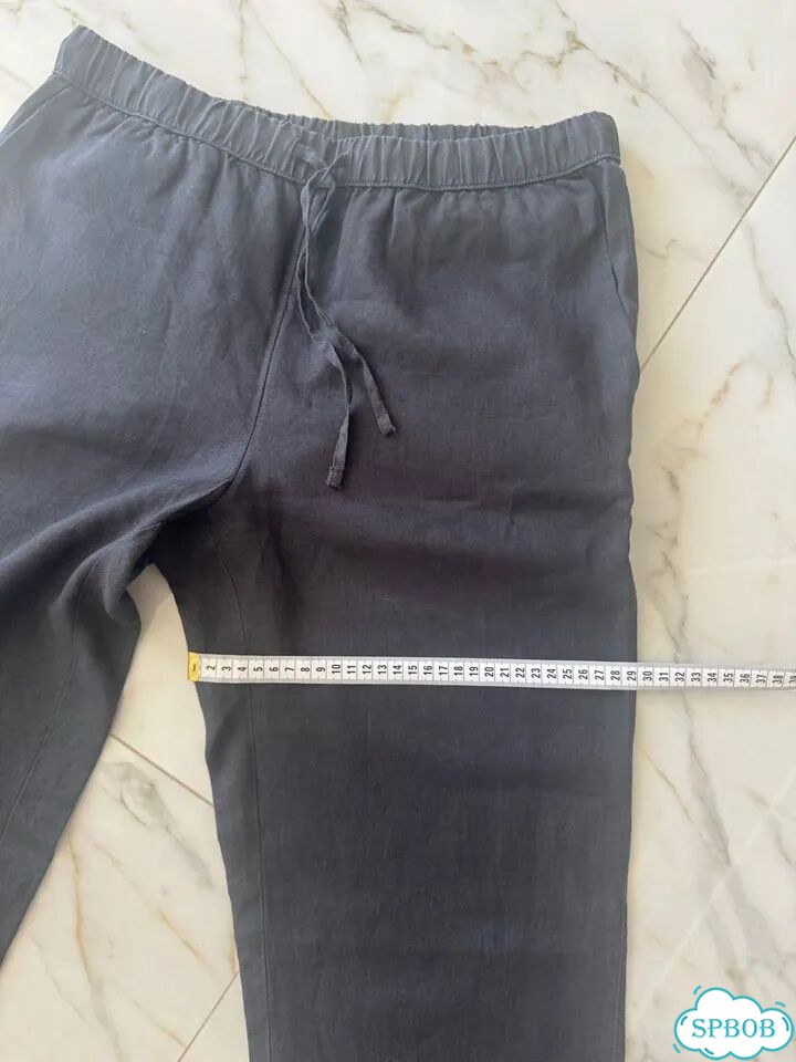 H&M брюки льняные фото 7